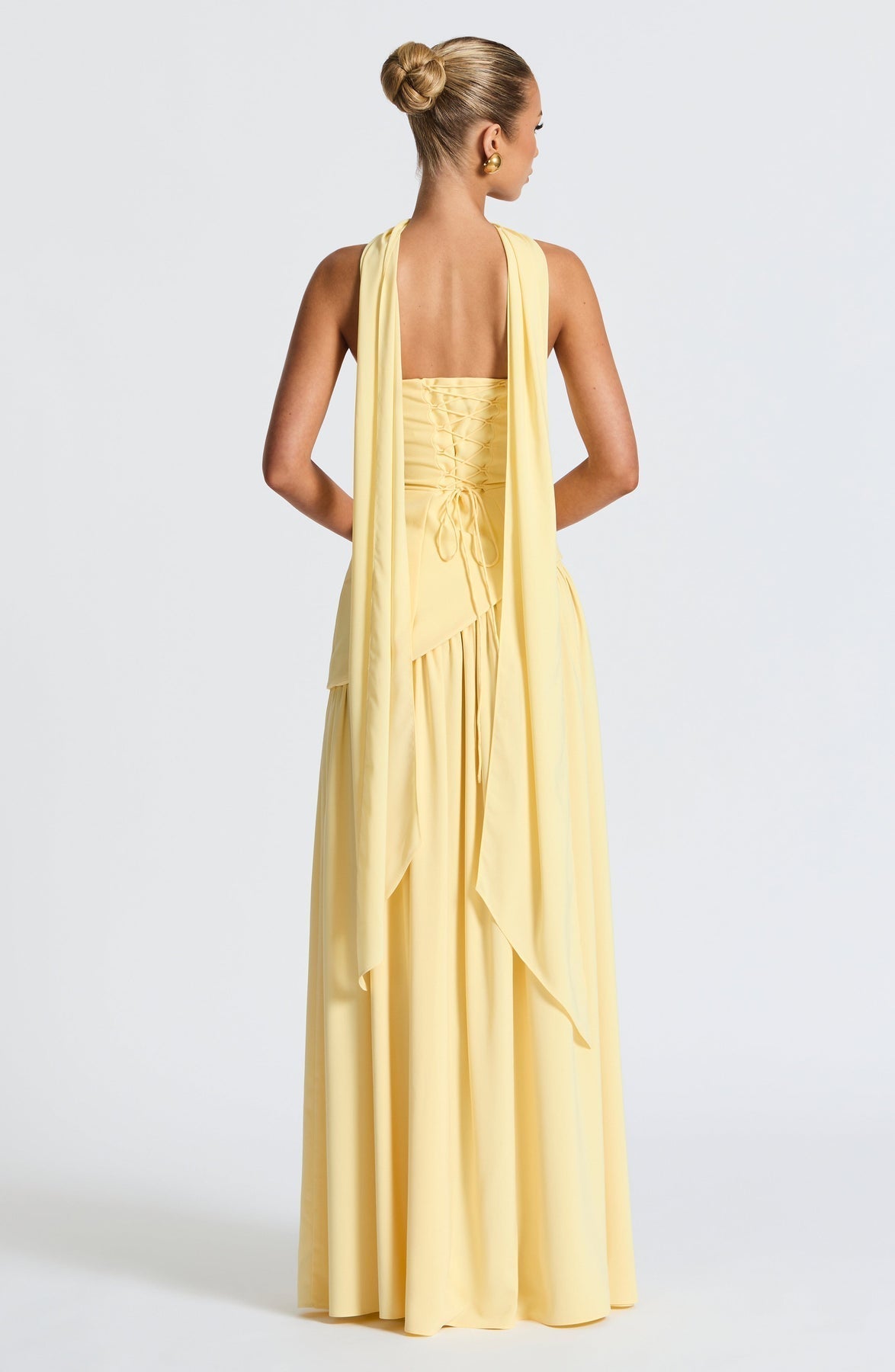 Vestido Longo Sem Alças Elegante