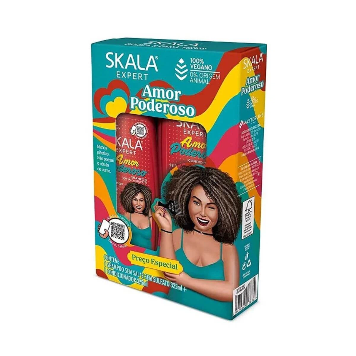 KIT SKALA AMOR PODEROSO SHAMPOO + CONDICIONADOR 325ML — Skala | Farmácia Resyla