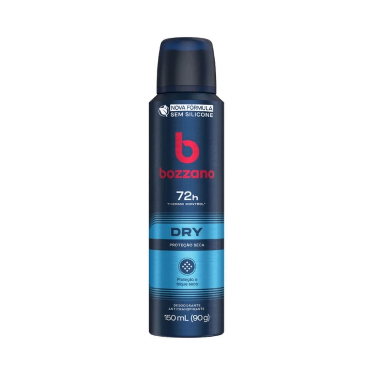 DESODORANTE ANTITRANSPIRANTE AEROSOL BOZZANO DRY PROTEÇÃO SECA MASCULINO 150ML — Bozzano | Farmácia Resyla