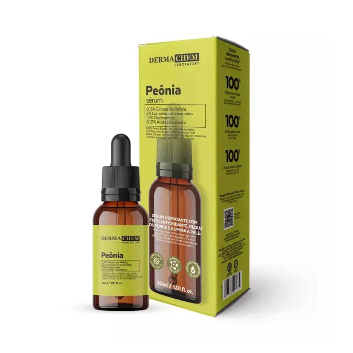 SÉRUM FACIAL PEÔNIA DERMACHEM 30ML — Dermachem | Farmácia Resyla