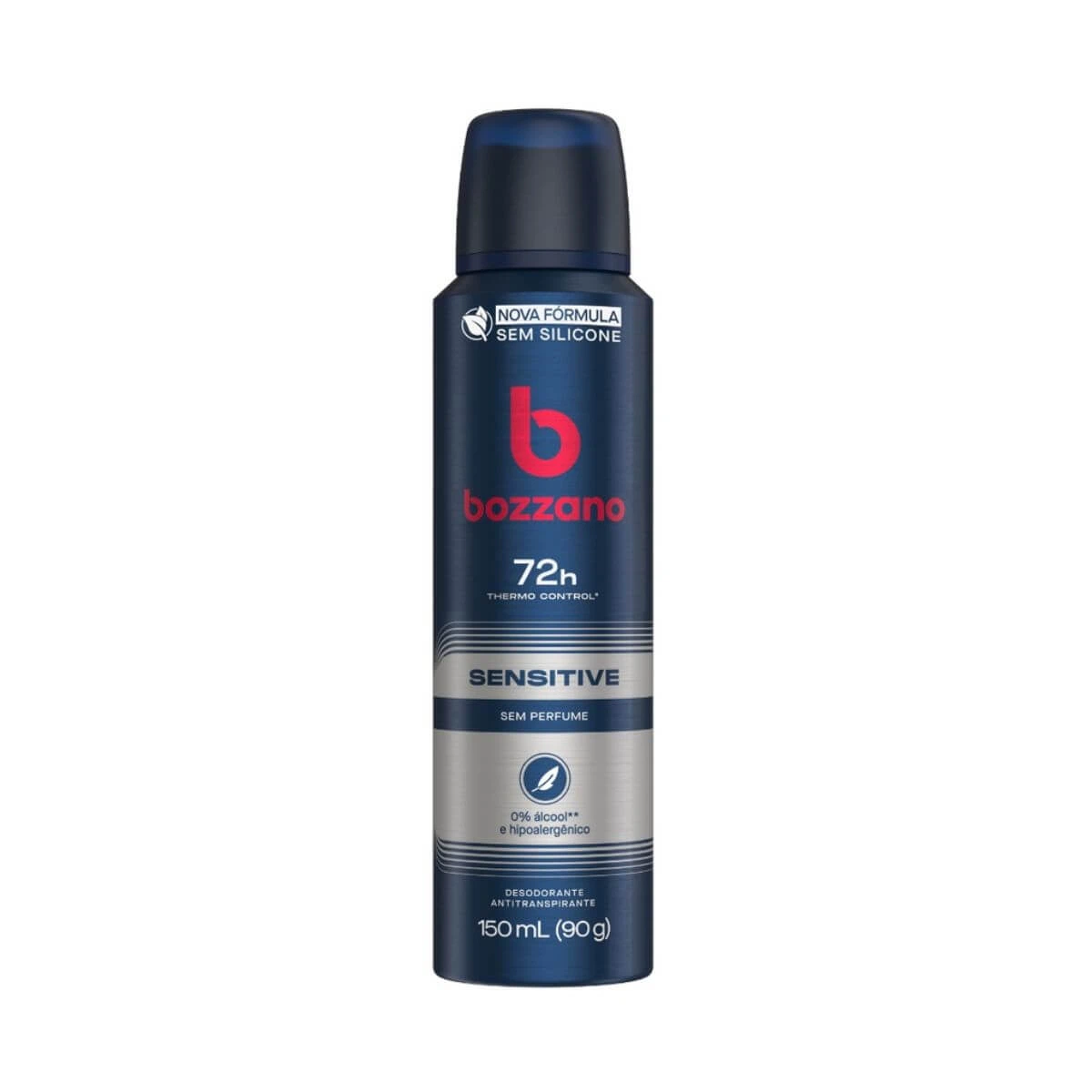 DESODORANTE AEROSOL BOZZANO SENSITIVE SEM PERFUME 48H 150ML — Bozzano | Farmácia Resyla