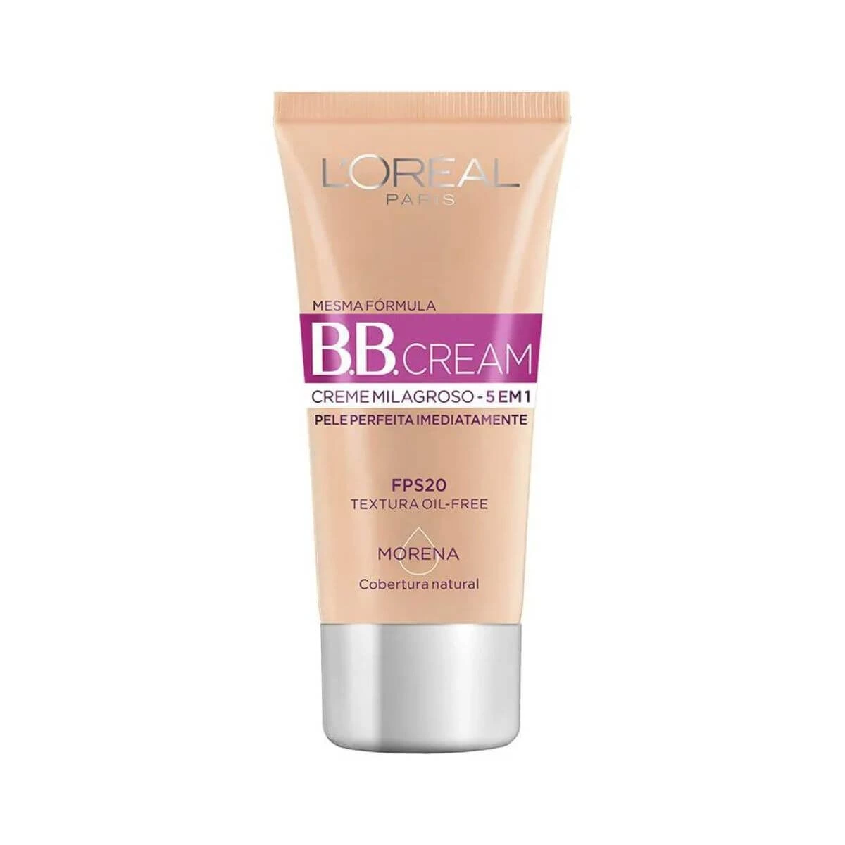 BASE BB CREAM L'ORÉAL PARIS DERMO EXPERTISE 5 EM 1 FPS20 COR MORENA 30ML — L'Oréal Paris | Farmácia Resyla