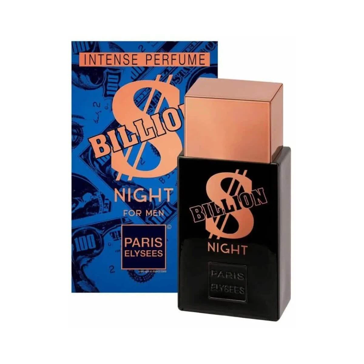 PERFUME BILLION FOR MEN NIGHT MASCULINO 100ML — Paris Elysees | Farmácia Resyla