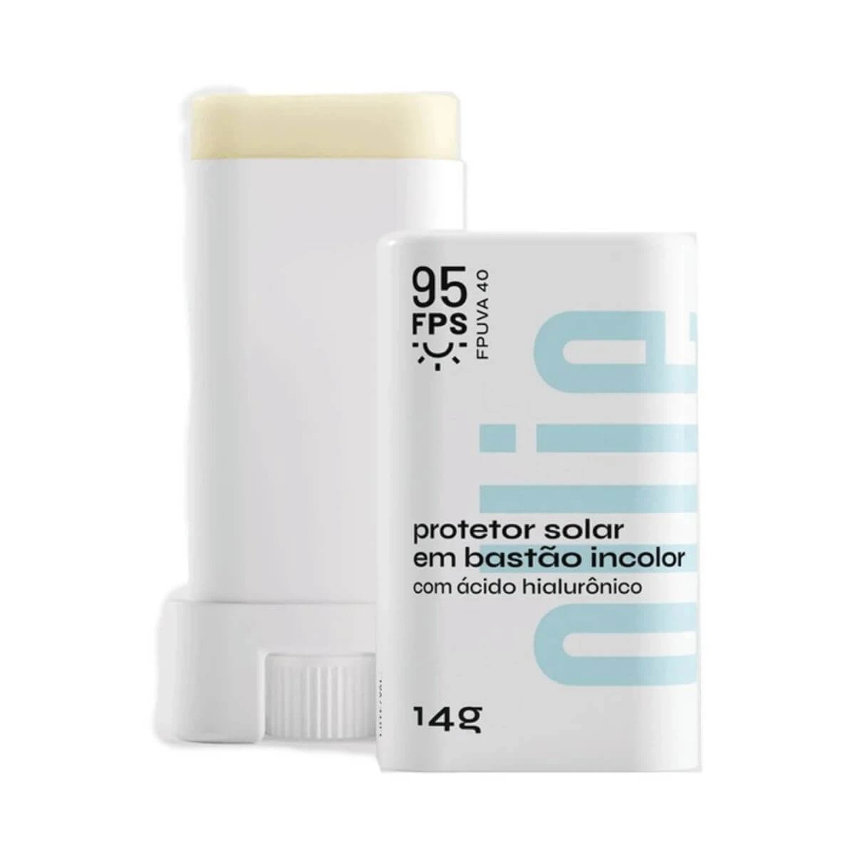 PROTETOR SOLAR FACIAL EM BASTÃO OLLIE FPS95 INCOLOR 14G — Ollie | Farmácia Resyla