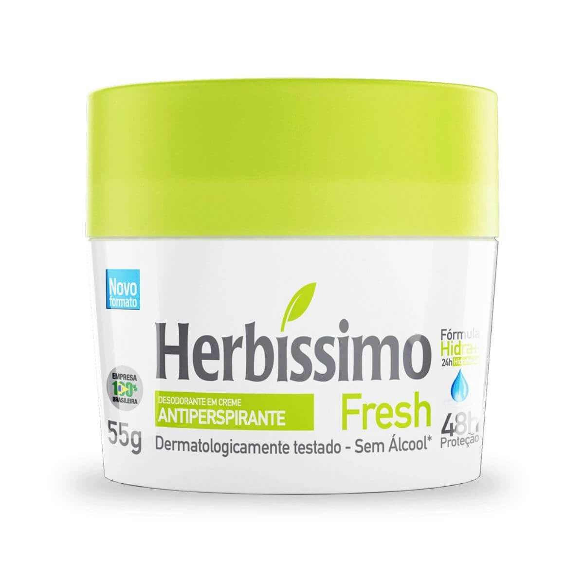 DESODORANTE ANTITRANSPIRANTE CREME HERBÍSSIMO FRESH 55G — Herbíssimo | Farmácia Resyla
