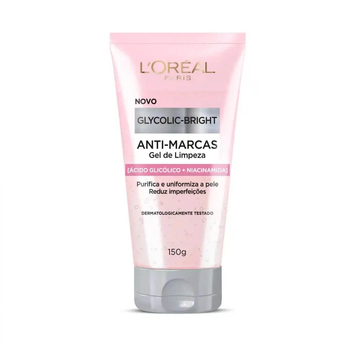 GEL DE LIMPEZA FACIAL L'OÉAL GLYCOLIC-BRIGHT ANTI-MARCAS 150G — L'Oréal Paris | Farmácia Resyla