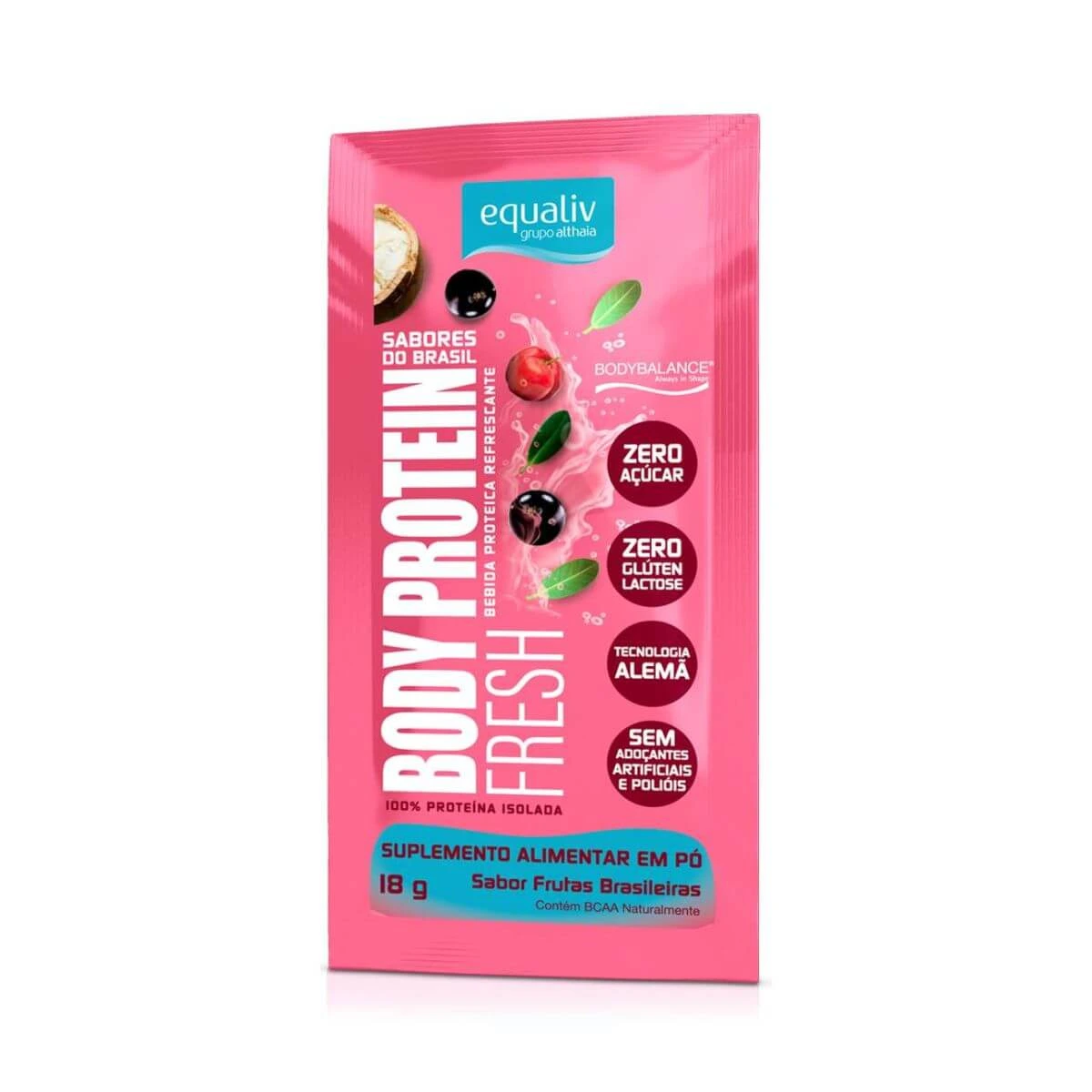BODY PROTEIN FRESH SABORES DO BRASIL SACHÊ 18G - EQUALIV — Equaliv | Farmácia Resyla
