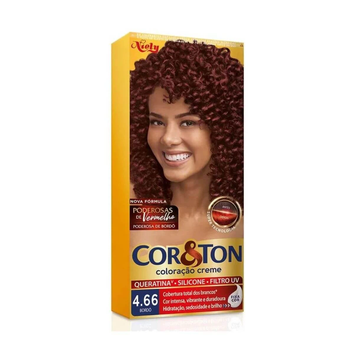 TINTA COR & TON 4.66 BORDÔ — Cor & Ton | Farmácia Resyla