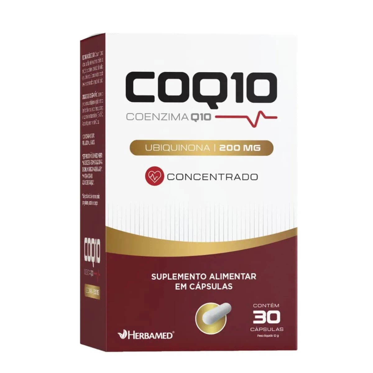 COQ10 COENZIMA Q10 30CAPS 200MG - HERBAMED — Herbamed | Farmácia Resyla