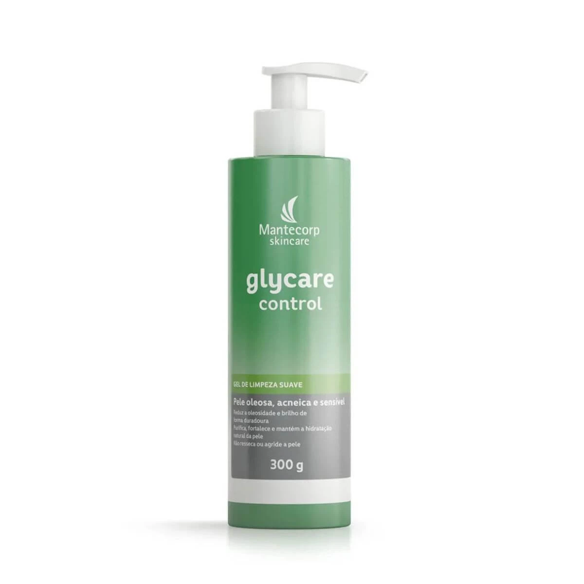 GEL DE LIMPEZA FACIAL GLYCARE CONTROL MANTECORP 150G — MANTECORP | Farmácia Resyla