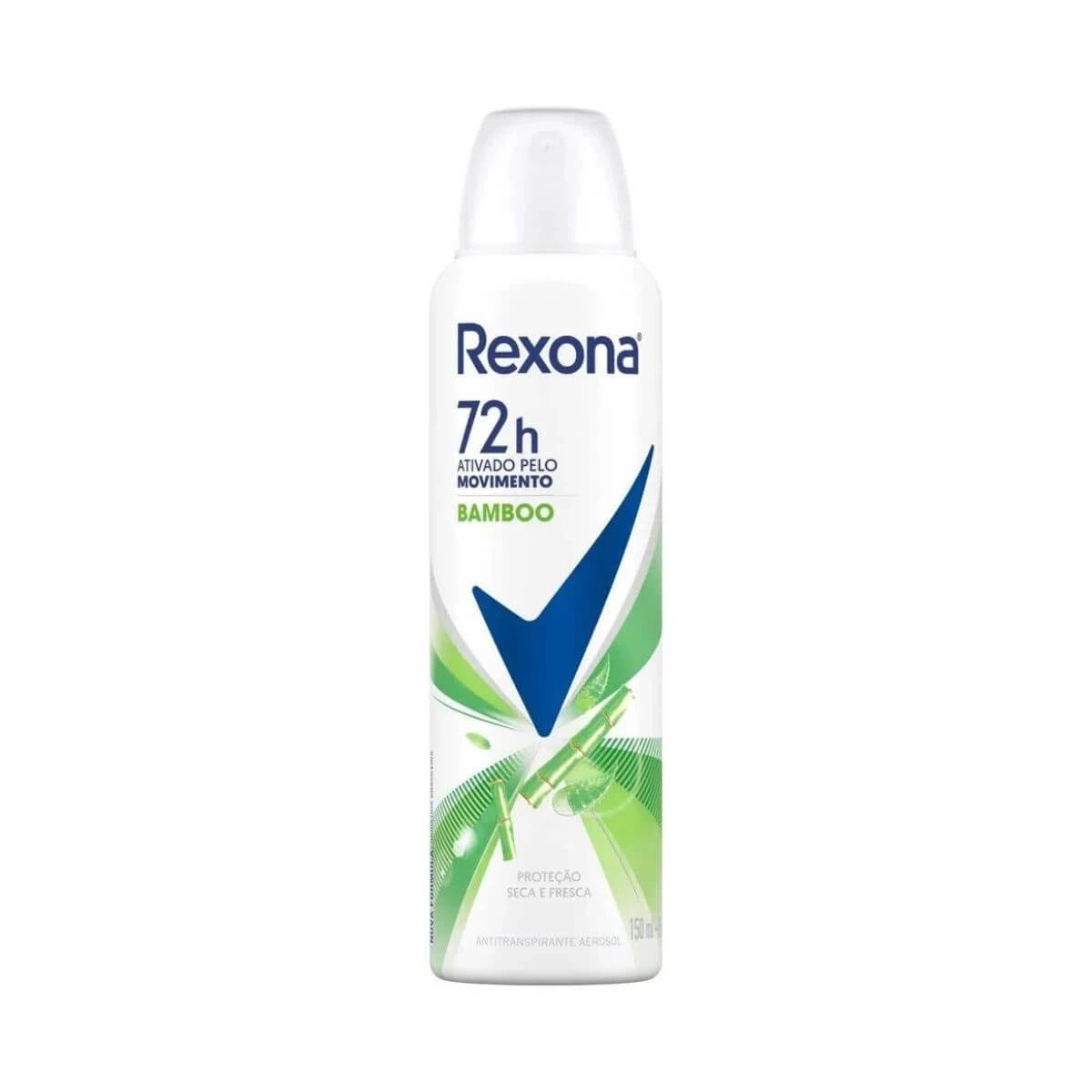 DESODORANTE ANTITRANSPIRANTE AEROSOL REXONA BAMBOO FEMININO 150ML — Rexona | Farmácia Resyla