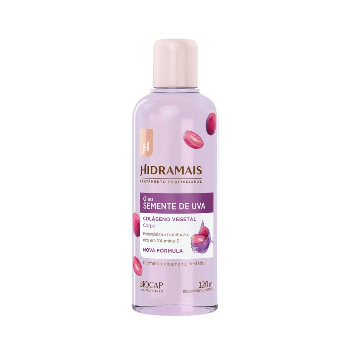 ÓLEO CORPORAL HIDRAMAIS SEMENTE DE UVA 120ML — Hidramais | Farmácia Resyla