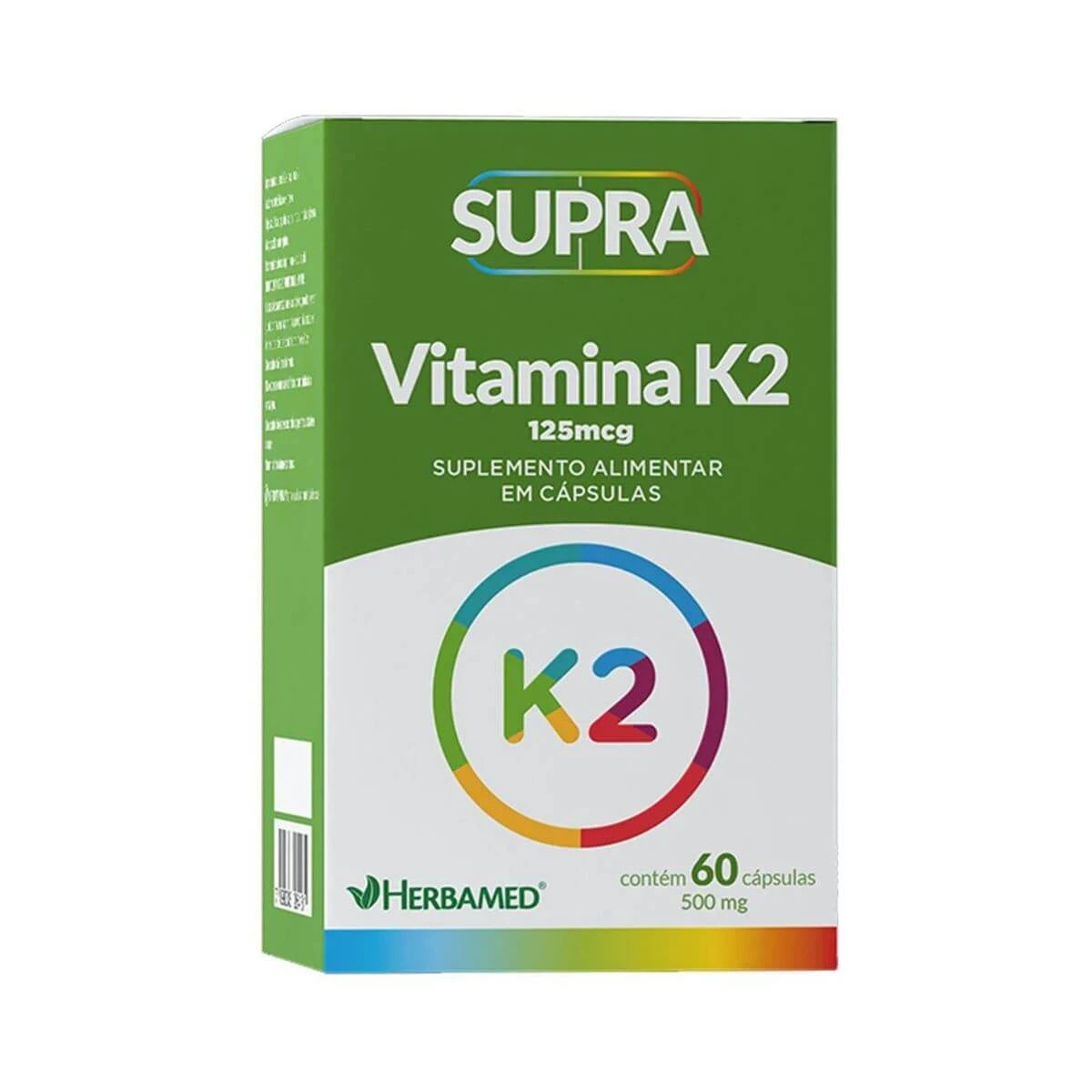 SUPRA VITAMINA K2 60 CÁPSULAS - HERBAMED — Herbamed | Farmácia Resyla