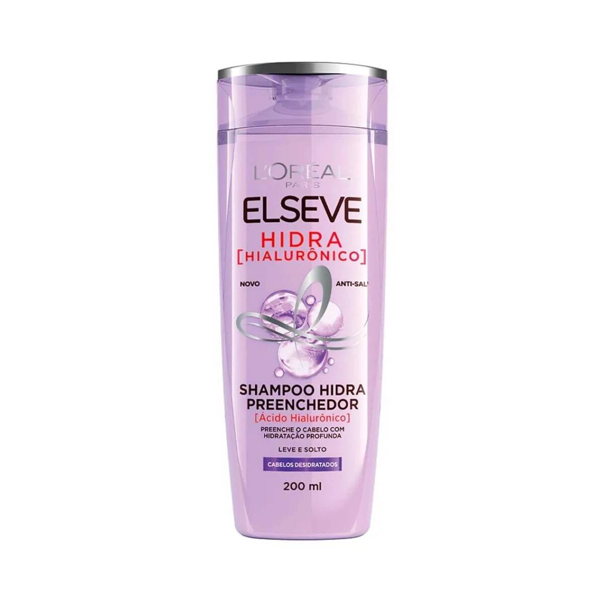 SHAMPOO ELSEVE HIDRA HIALURÔNICO 200ML — Elseve | Farmácia Resyla
