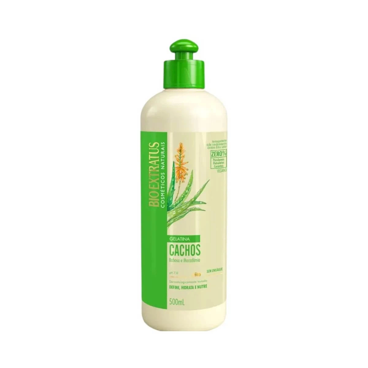 GELATINA FINALIZADORA CACHOS BABOSA E MACADÂMIA 500ML - BIO EXTRATUS — Bio Extratus | Farmácia Resyla