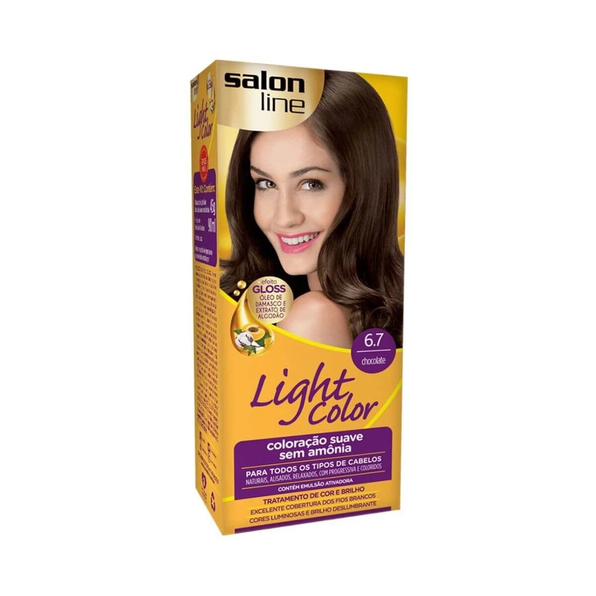 TINTA LIGHT COLOR SALON LINE 6.7 CHOCOLATE — Salon Line | Farmácia Resyla