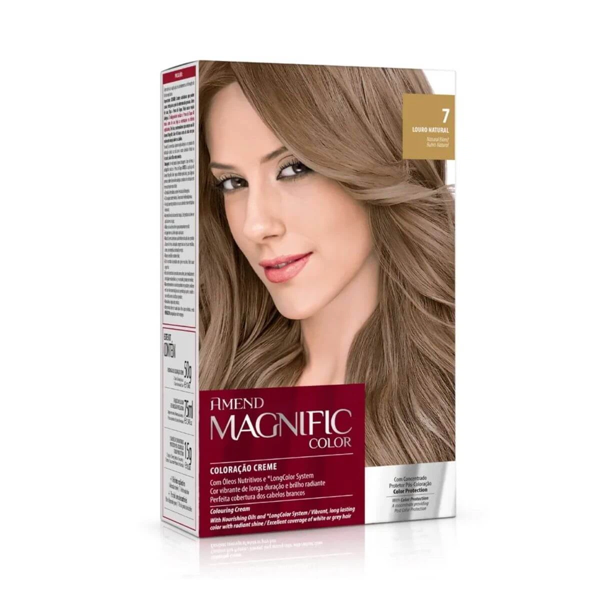 TINTA AMEND MAGNIFIC COLOR 7.0 LOURO NATURAL — Amend | Farmácia Resyla