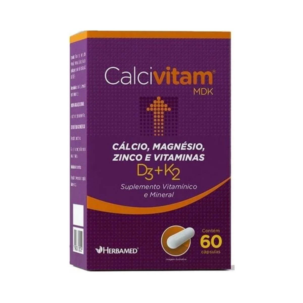 CALCIVITAM 600MG 60 CÁPSULAS - HERBAMED — Herbamed | Farmácia Resyla