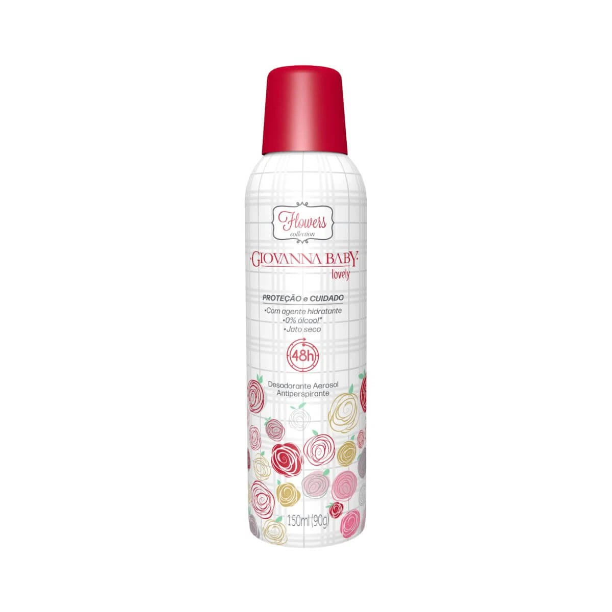 DESODORANTE ANTITRANSPIRANTE AEROSOL GIOVANNA BABY LOVELY 150ML — Giovanna Baby | Farmácia Resyla