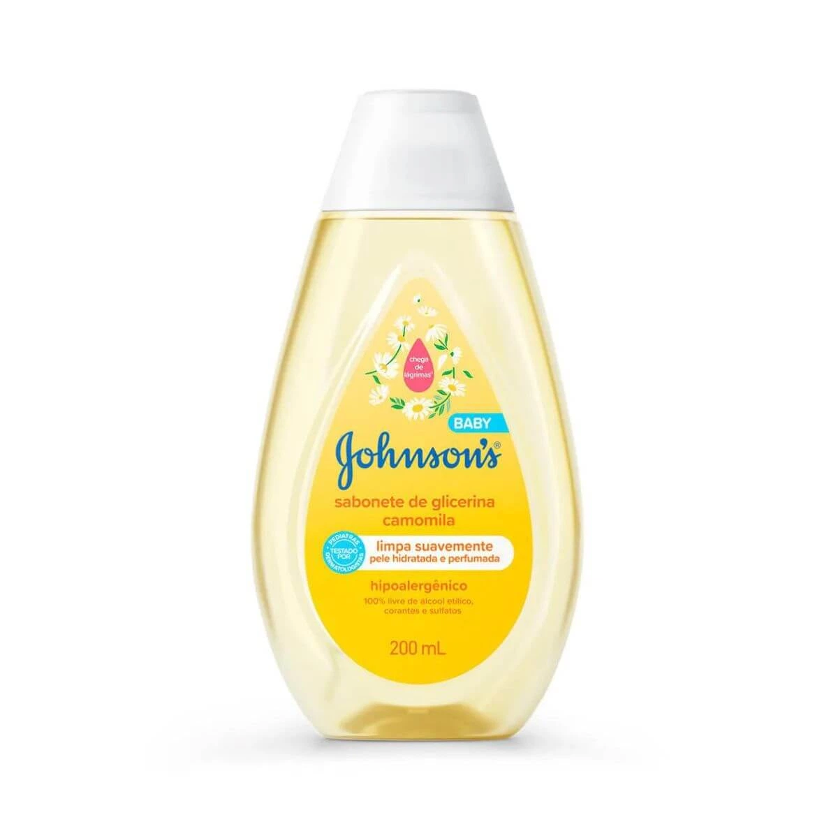 SABONETE LÍQUIDO J&J BABY CAMOMILA 200ML — Johnsons & Johnsons | Farmácia Resyla