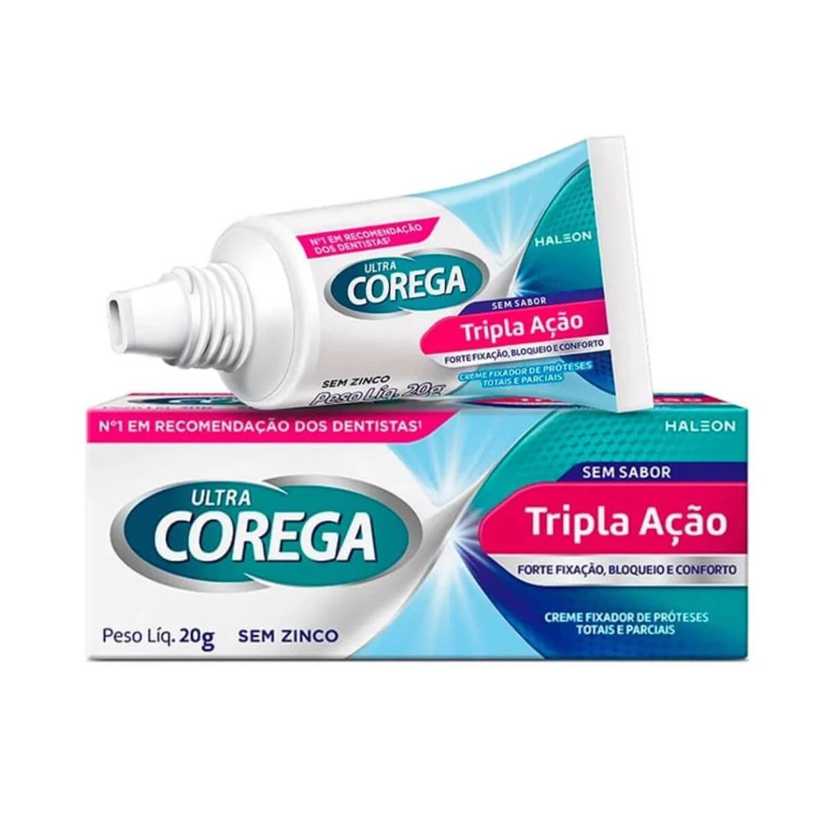 CREME FIXADOR COREGA ULTRA SEM SABOR GSK 19G — | Farmácia Resyla