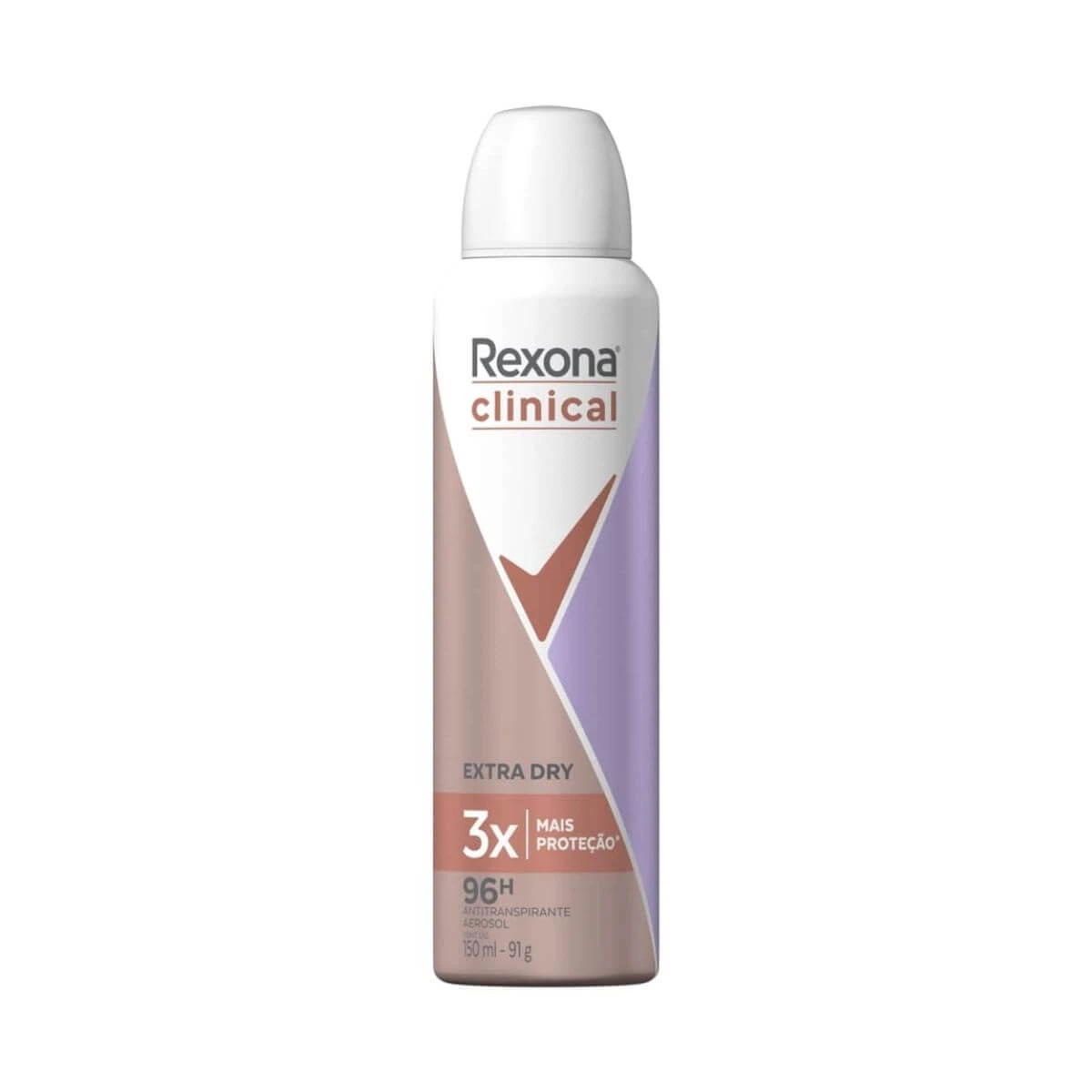 DESODORANTE ANTITRANSPIRANTE AEROSOL REXONA CLINICAL EXTRA DRY FEMININO 150ML — Rexona | Farmácia Resyla