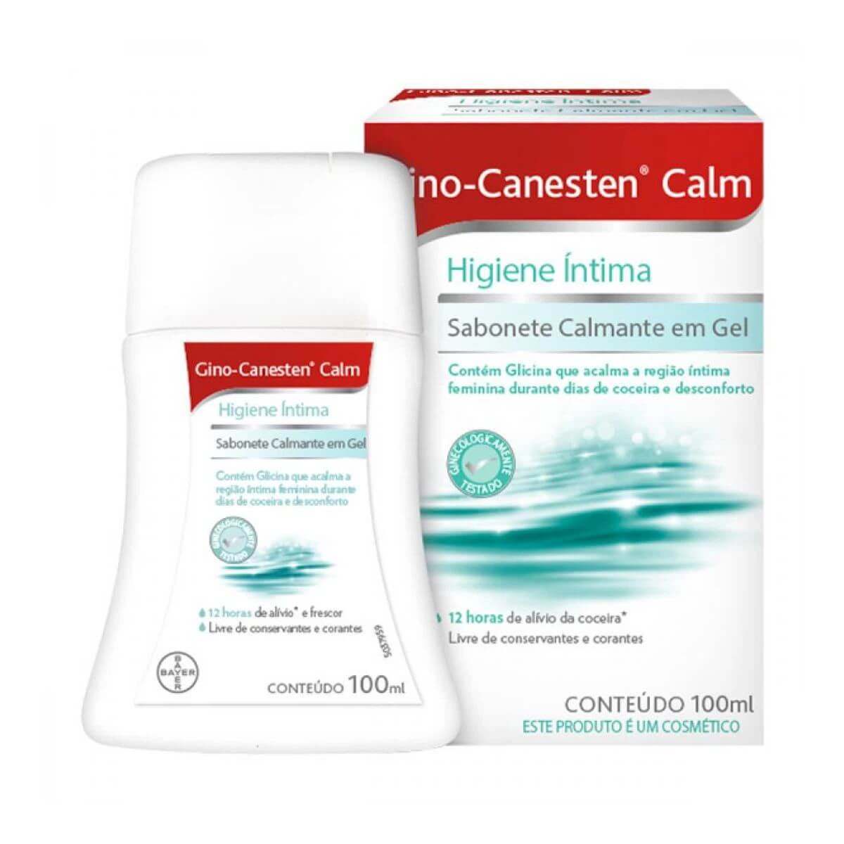 SABONETE ÍNTIMO GINO CANESTEN CALM 100ML - BAYER — Bayer | Farmácia Resyla