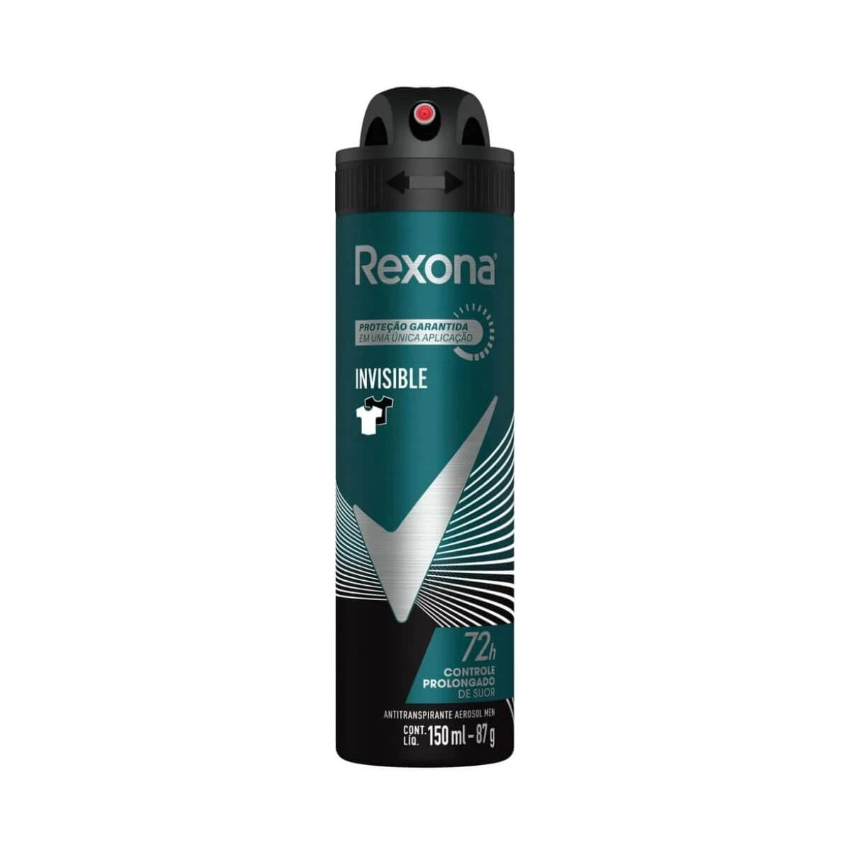 DESODORANTE ANTITRANSPIRANTE AEROSOL REXONA MEN INVISIBLE MASCULINO 150ML — Rexona | Farmácia Resyla