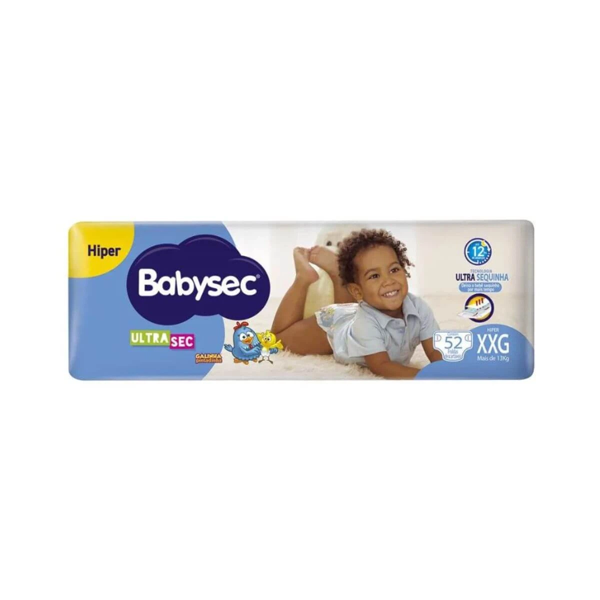 FRALDA BABYSEC ULTRA HIPER XXG C/52UN — Babysec | Farmácia Resyla