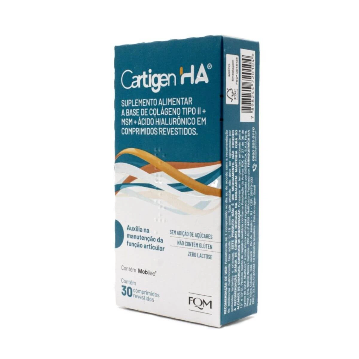 COLÁGENO CARTIGEN HA 30CP - FARMOQUÍMICA — Farmoquimica | Farmácia Resyla