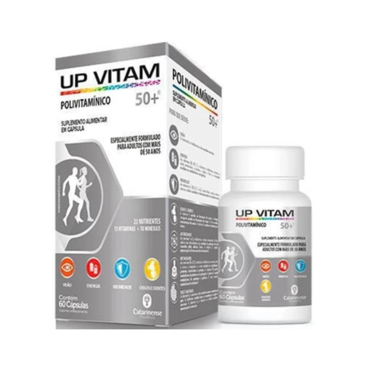 UP VITAM 50+ SÊNIOR 60 CÁPSULAS - CATARINENSE — Catarinense | Farmácia Resyla