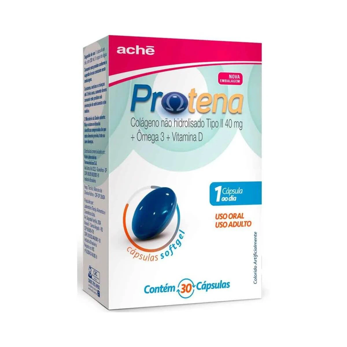 POLIVITAMÍNICO PROTENA 30 CÁPSULAS - ACHE — Ache | Farmácia Resyla