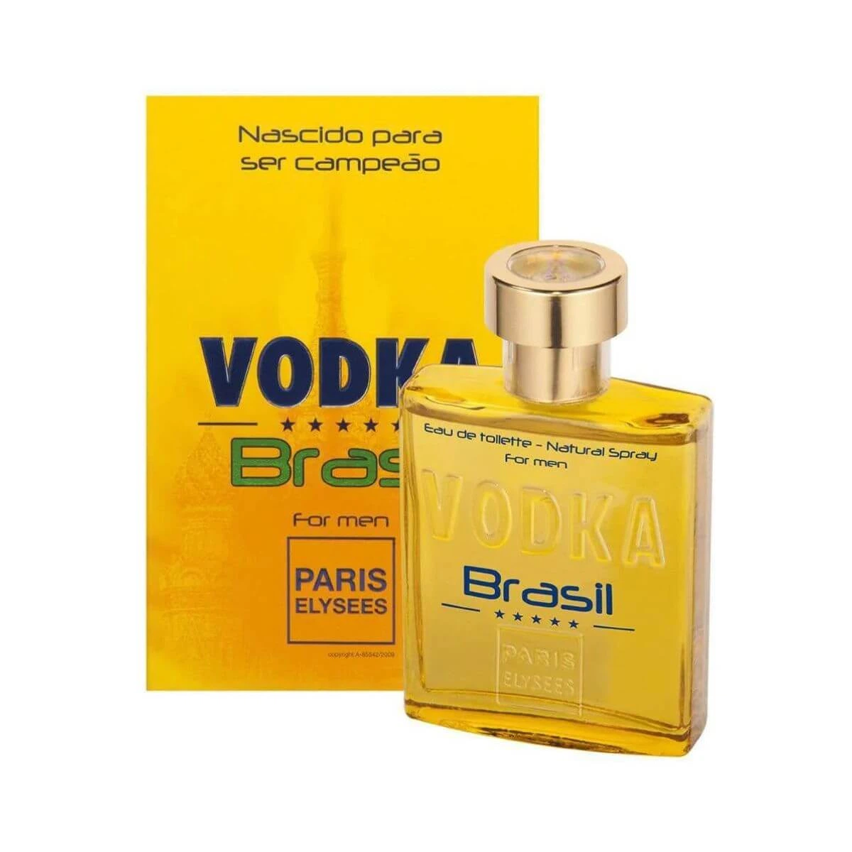 PERFUME VODKA BRASIL YELOW MASCULINO 100ML — Paris Elysees | Farmácia Resyla