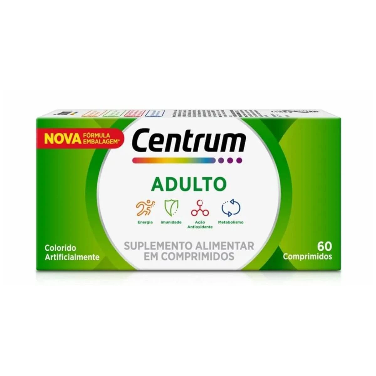 CENTRUM ADULTO A&Z 60CP - WYETH — Wyeth | Farmácia Resyla