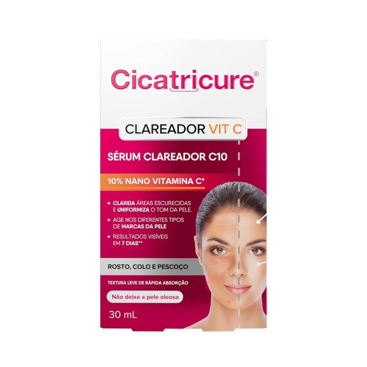 SÉRUM FACIAL CLAREADOR CICATRICURE VIT C 30ML — Cicatricure | Farmácia Resyla