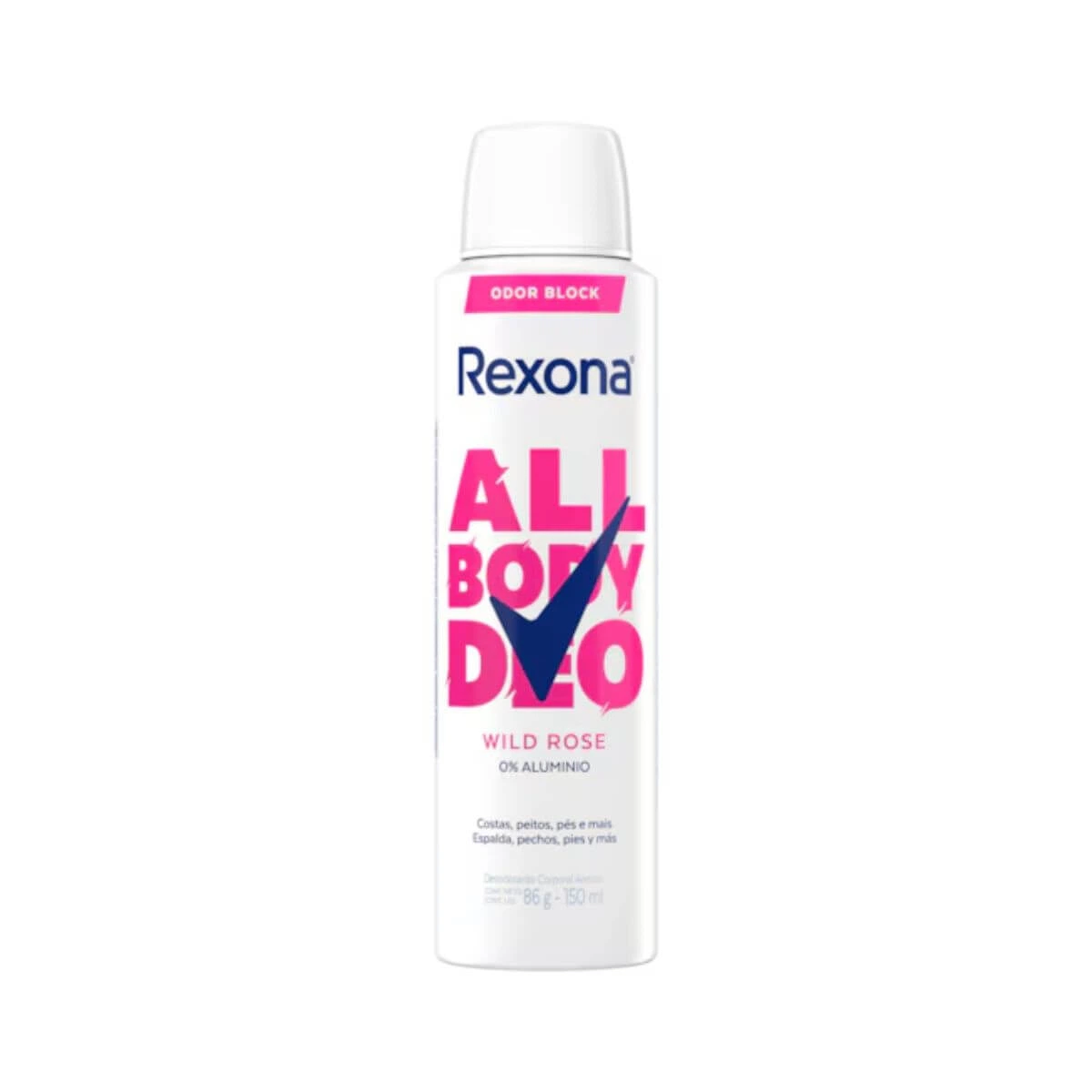 DESODORANTE REXONA AERO ALL BODY WILD ROSE 150ML — Rexona | Farmácia Resyla