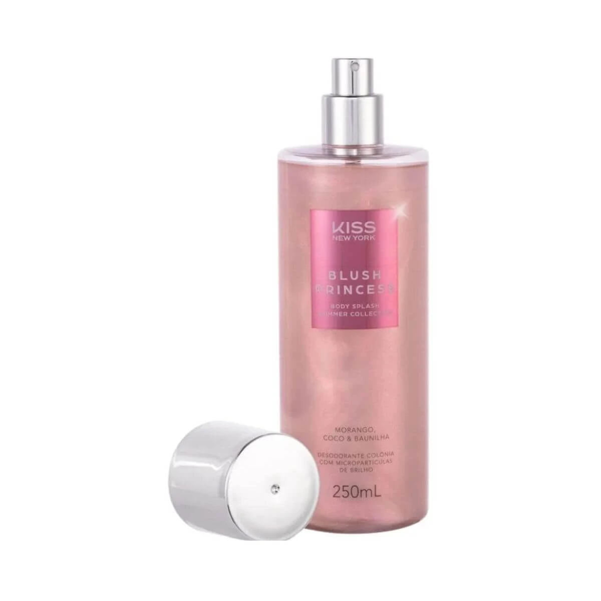 BODY SPLASH KISS NEW YORK BLUSH PRINCESS 250ML — Kiss New York | Farmácia Resyla