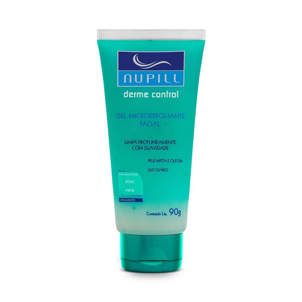 GEL MICROESFOLIANTE FACIAL NUPILL DERME CONTROL 90G — Nupill | Farmácia Resyla
