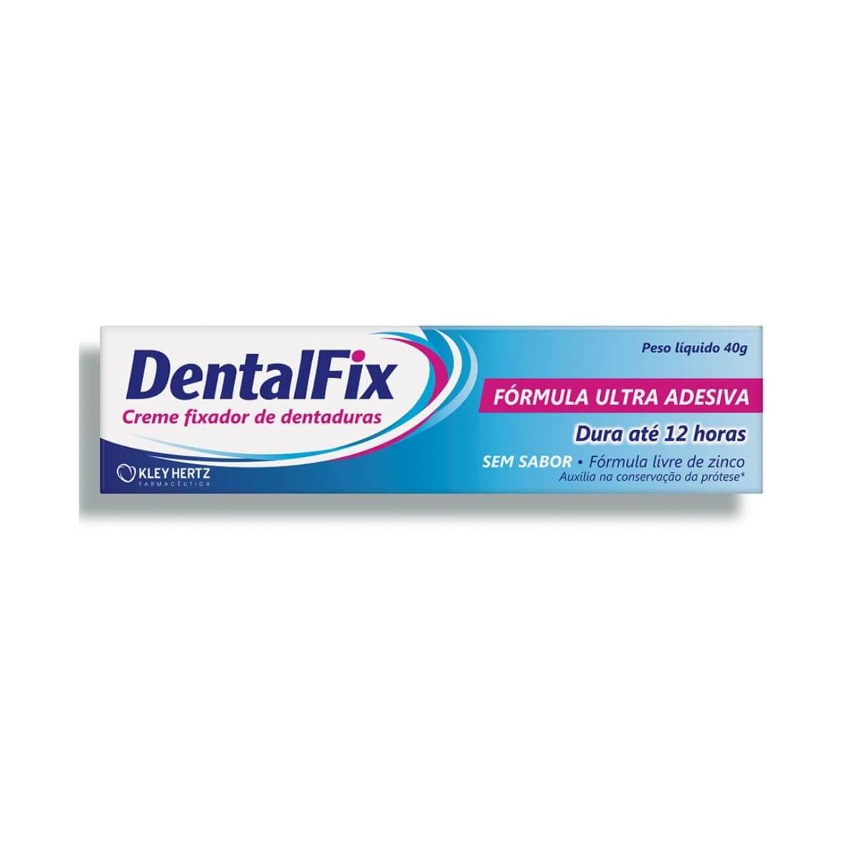 DENTALFIX CREME FIXADOR DE DENTADURA SEM SABOR 40G — Hertz | Farmácia Resyla