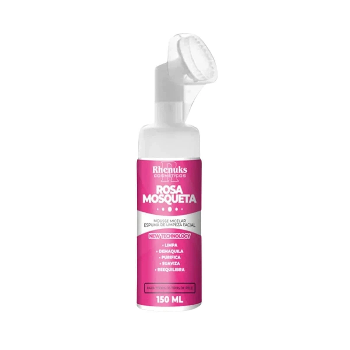 MOUSSE FACIAL RHENUKS ROSA MOSQUETA 150ML — Rhenuks | Farmácia Resyla