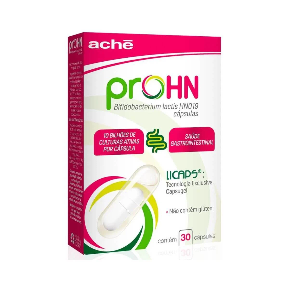PROBIÓTICO PROHN 30 CÁPSULAS - ACHE — Ache | Farmácia Resyla