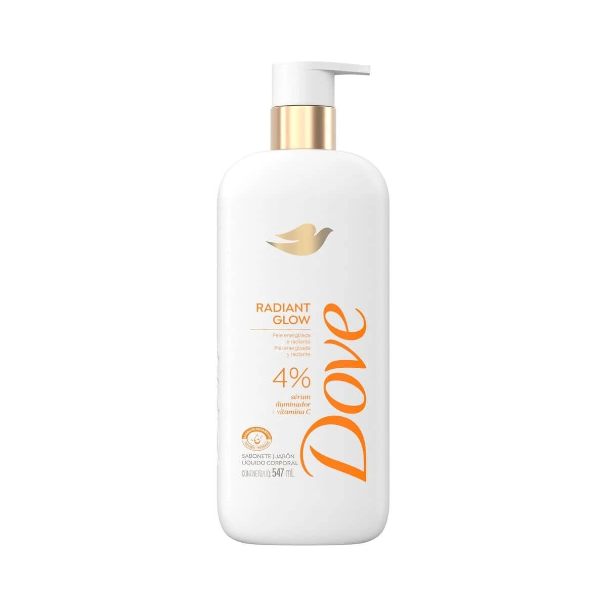SABONETE LIQUIDO DOVE RADIANT GLOW 547ML — Dove | Farmácia Resyla
