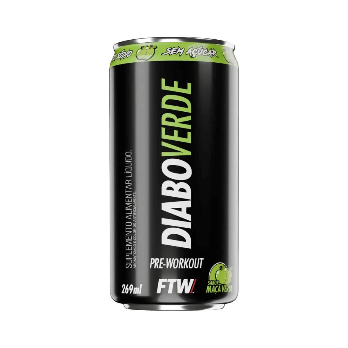ENERGETICO ENERGY DRINK FTW DIABO VERDE 269ML — FTW | Farmácia Resyla