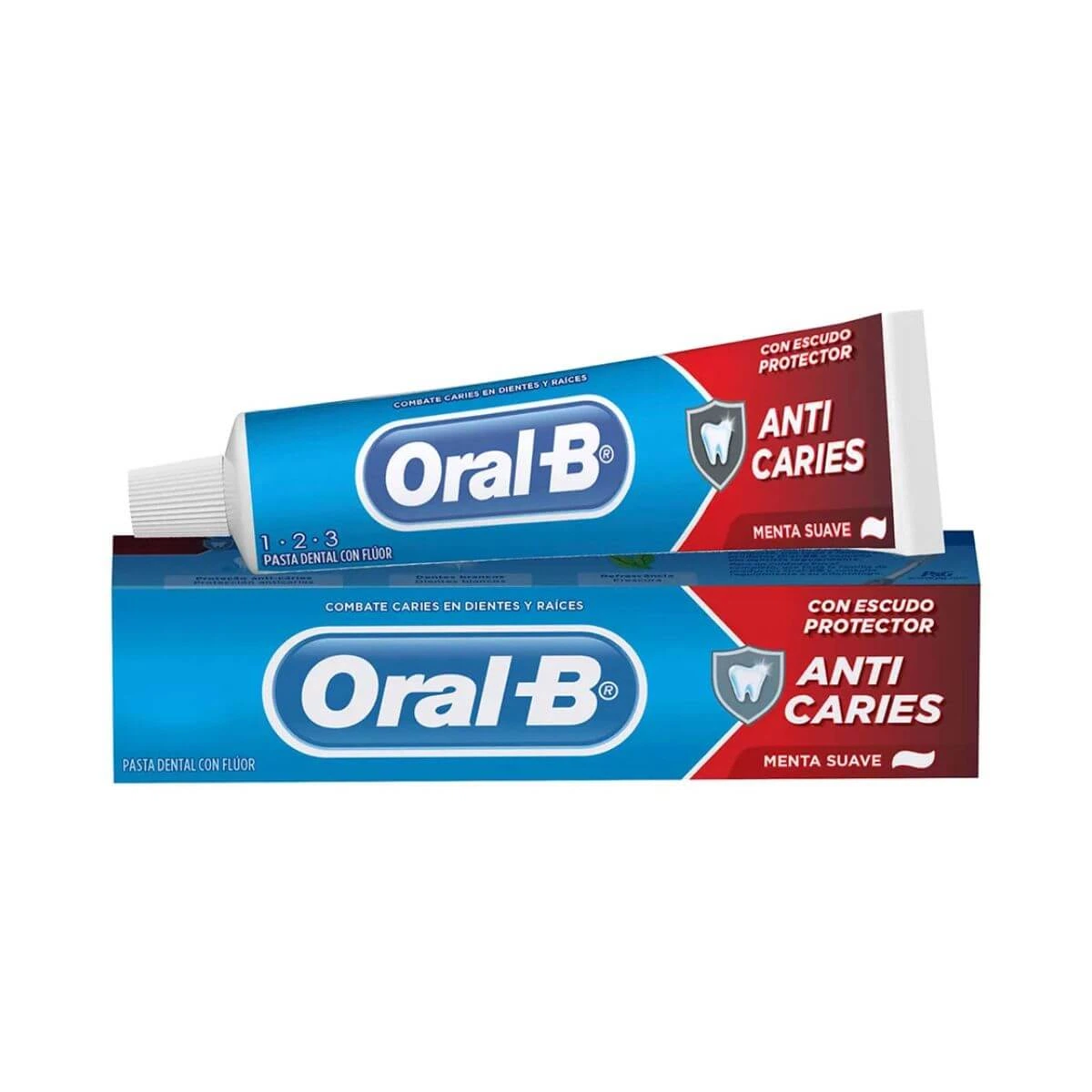 PASTA DE DENTE ORAL-B 123 ANTICÁRIES 70G — Oral-B | Farmácia Resyla