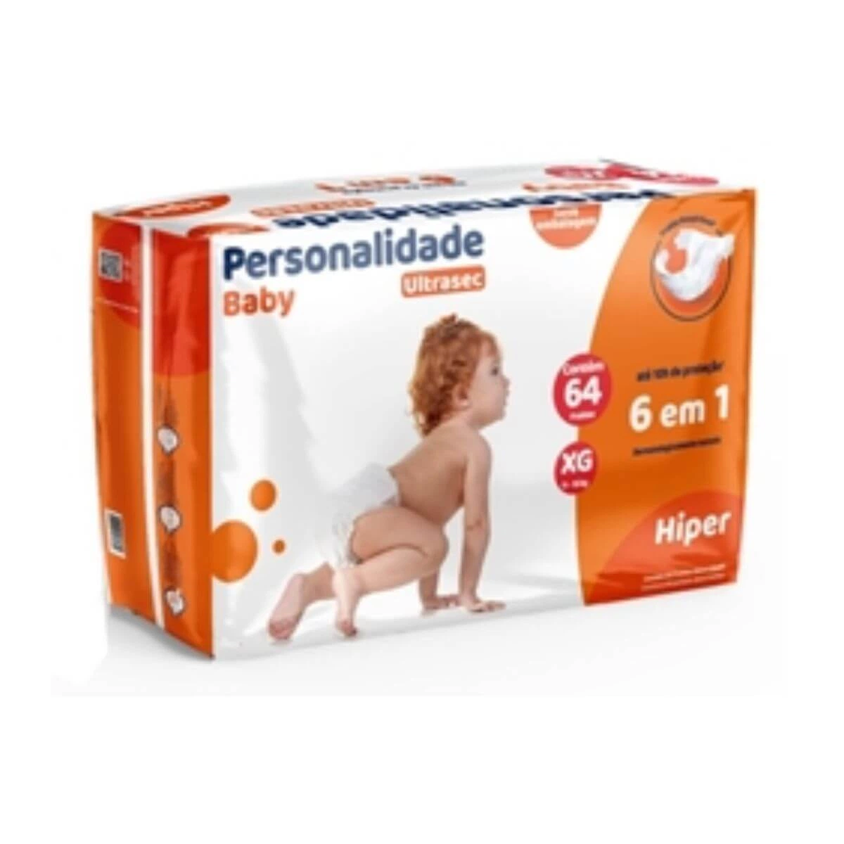 FRALDA PERSONALIDADE ULTRA SEC HIPER XG C/64UN — Personalidade | Farmácia Resyla