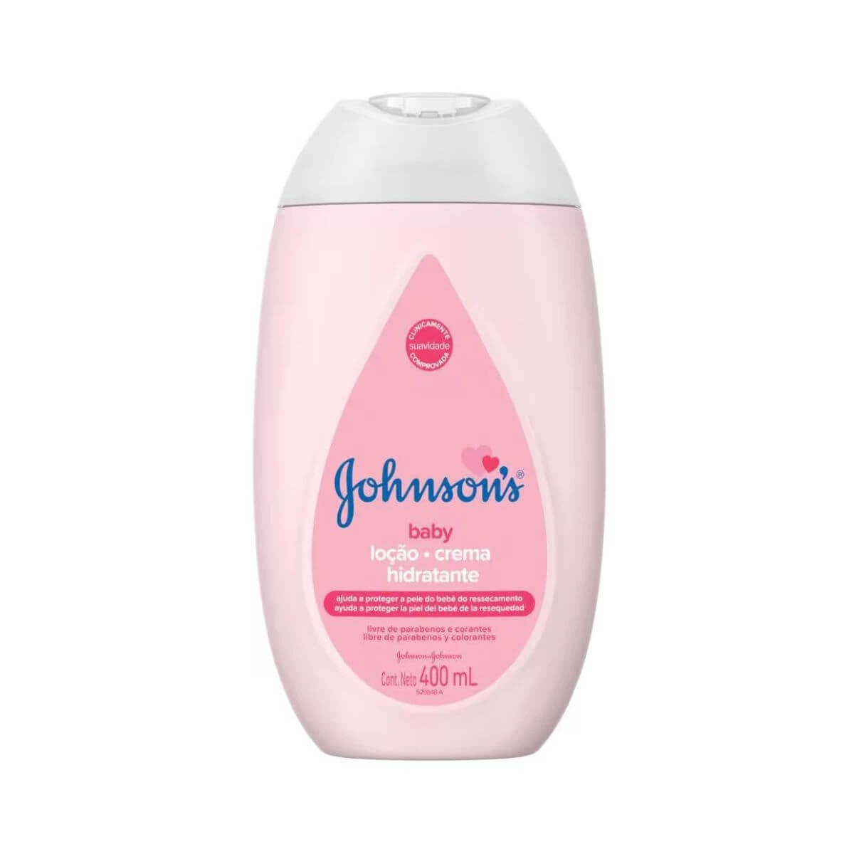 LOÇÃO HIDRATANTE J&J BABY 400ML — Johnsons & Johnsons | Farmácia Resyla