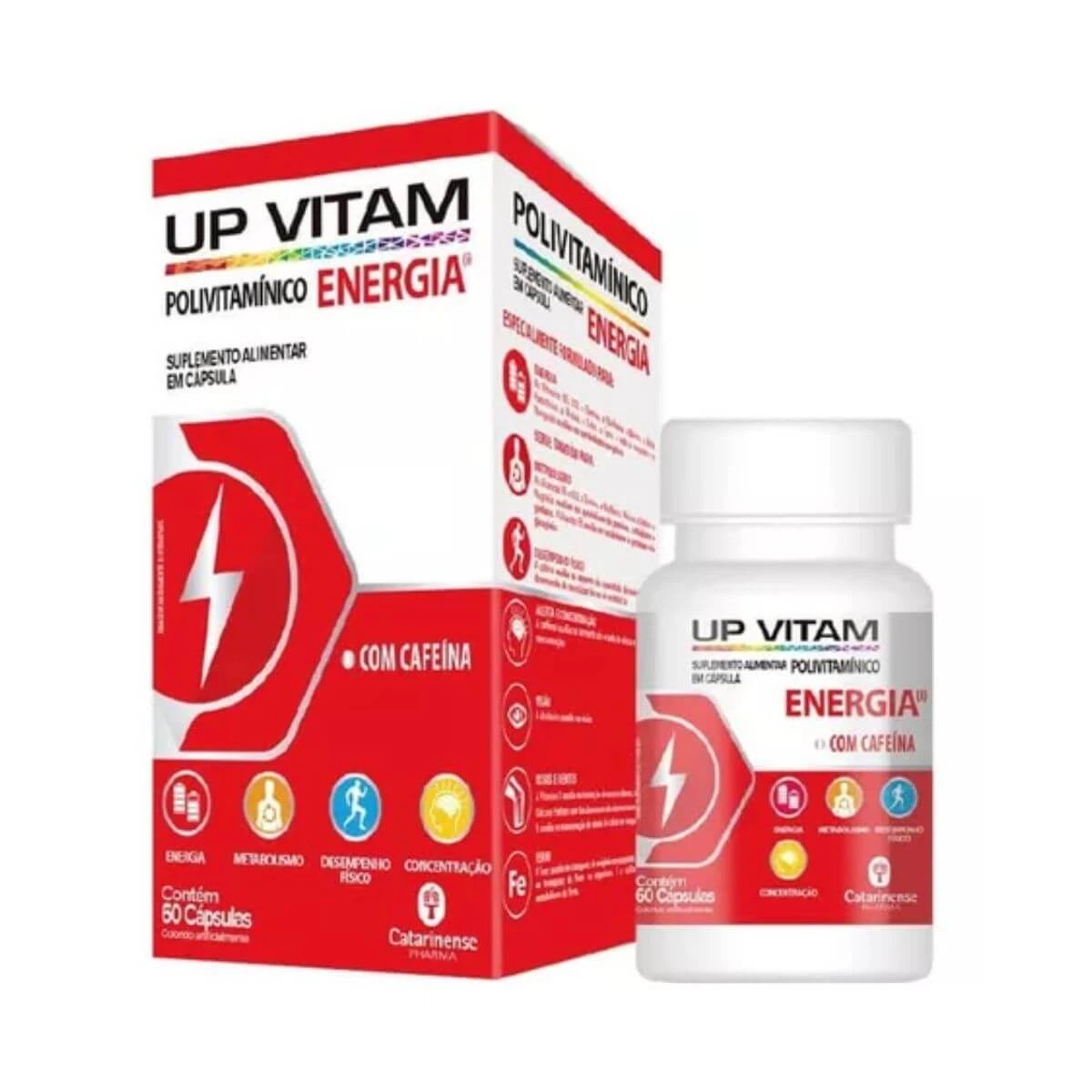 UP VITAM ENERGIA 60 CÁPSULAS - CATARINENSE — Catarinense | Farmácia Resyla