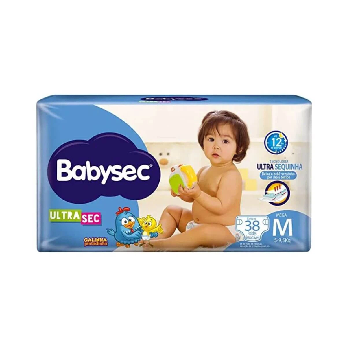 FRALDA BABYSEC ULTRA MEGA M C/38UN — Babysec | Farmácia Resyla