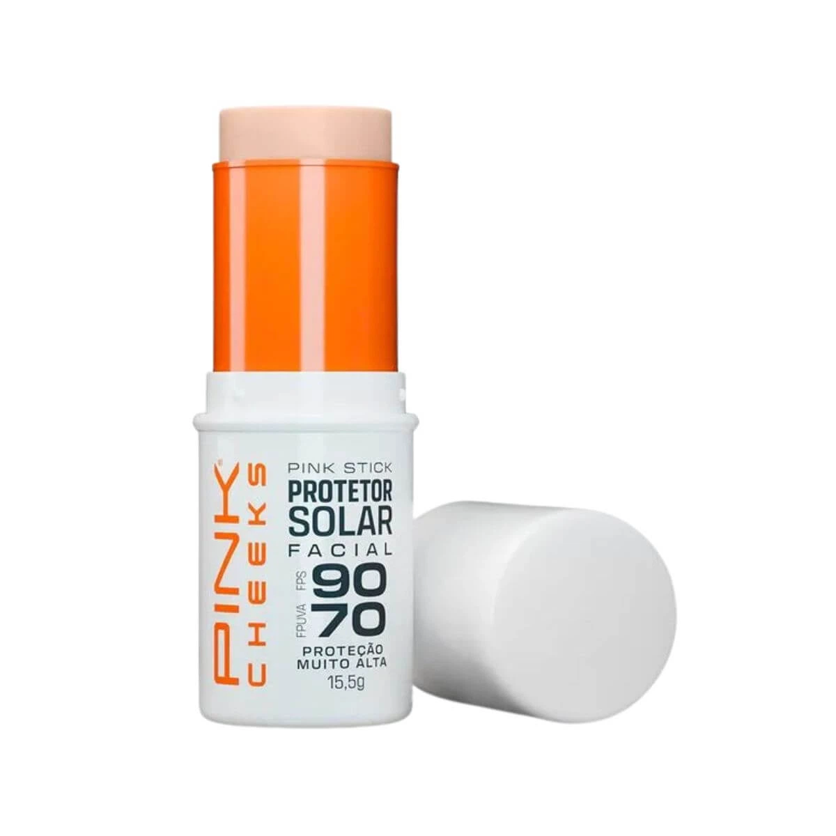 PROTETOR SOLAR STICK PINK CHEEKS FPS90 FPUVA70 COR 10KM — Pink Cheeks | Farmácia Resyla