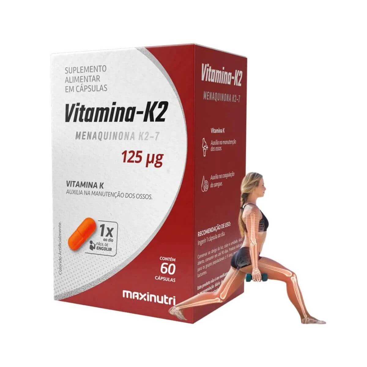 VITAMINA K2 60CAPS - MAXINUTRI — Maxinutri | Farmácia Resyla